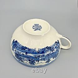 Johnson Brothers Historic America Blue COLOSSAL Cup & Saucer Excellent Condition