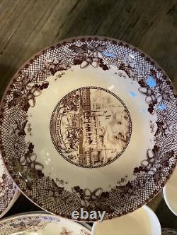 Johnson Brothers Historic America II 53 piece Dinner Set Great Condition