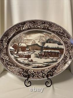 Johnson Brothers Historic America Serving Platter Home for Thanksgiving 20