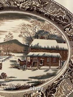 Johnson Brothers Historic America Serving Platter Home for Thanksgiving 20