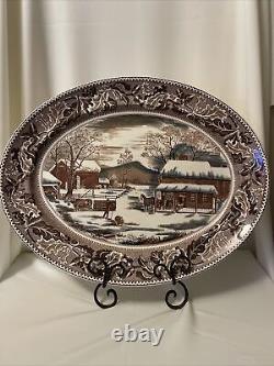 Johnson Brothers Historic America Serving Platter Home for Thanksgiving 20