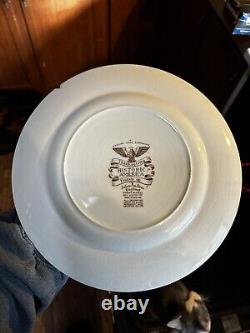 Johnson Brothers Historic America Thanksgiving FROZEN UP 10.5 Dinner Plate