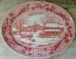 Johnson Brothers Historic America Thanksgiving Turkey Platter 19 5/8 Inch