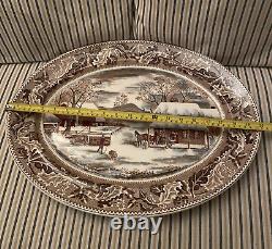 Johnson Brothers Home for Thanksgiving Historic America Large 20Serving Platter