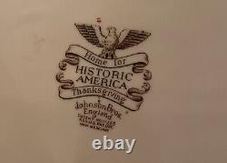 Johnson Brothers Home for Thanksgiving Historic America Large 20Serving Platter