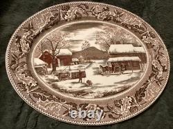 Johnson Brothers Home for Thanksgiving Turkey platter 16x20 UNUSED