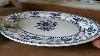 Johnson Brothers Indies Blue And White China Oval Platter