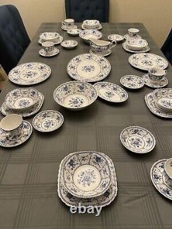 Johnson Brothers Indies Blue Set for 6 38 Pieces Excellent Condition