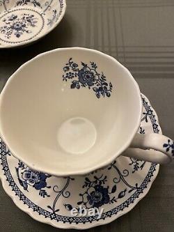 Johnson Brothers Indies Blue Set for 6 38 Pieces Excellent Condition