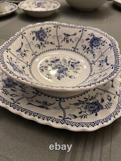 Johnson Brothers Indies Blue Set for 6 38 Pieces Excellent Condition