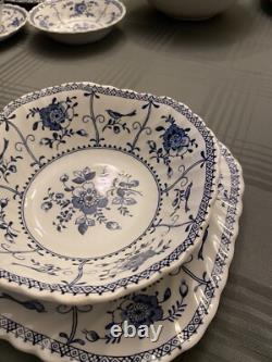 Johnson Brothers Indies Blue Set for 6 38 Pieces Excellent Condition