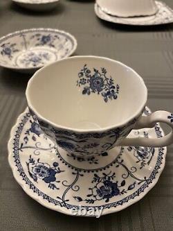 Johnson Brothers Indies Blue Set for 6 38 Pieces Excellent Condition