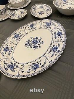 Johnson Brothers Indies Blue Set for 6 38 Pieces Excellent Condition