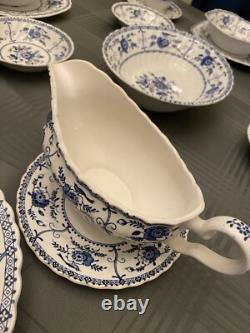 Johnson Brothers Indies Blue Set for 6 38 Pieces Excellent Condition