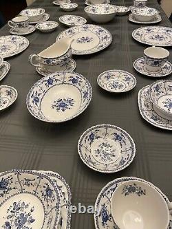 Johnson Brothers Indies Blue Set for 6 38 Pieces Excellent Condition