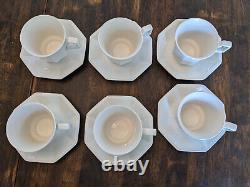 Johnson Brothers Ironstone Heritage White 6 place settings, 7 pieces each