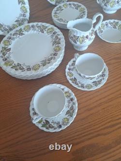 Johnson Brothers Ironstone Vintage Fairwood Floral Pattern 33 Piece Grouping