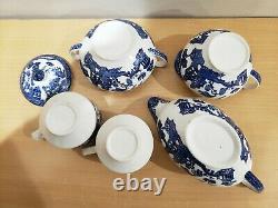 Johnson Brothers, Johnson Bros Willow Blue 46-Piece Dinnerware Set lot