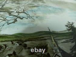 Johnson Brothers LARGE Turkey Platter 20 X 16 FRIENDLY VILLAGE genuine engraving