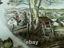 Johnson Brothers LARGE Turkey Platter 20 X 16 FRIENDLY VILLAGE genuine engraving