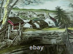 Johnson Brothers LARGE Turkey Platter 20 X 16 FRIENDLY VILLAGE genuine engraving