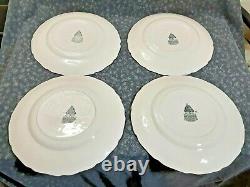 Johnson Brothers MERRY CHRISTMAS 4 DINNER PLATES MADE IN ENGLAND (s)