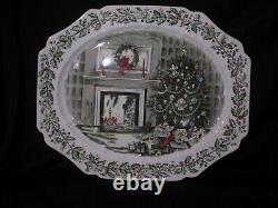 Johnson Brothers MERRY CHRISTMAS Oval Platter 17 inch