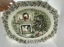 Johnson Brothers Made In England Merry Christmas 17 Platter