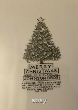 Johnson Brothers Made In England Merry Christmas 17 Platter