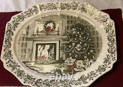 Johnson Brothers Made In England Merry Christmas 17 Platter