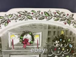 Johnson Brothers Merry Christmas 20 Platter A Genuine Hand Engraving