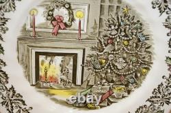 Johnson Brothers Merry Christmas (4) Dinner Plates, 10 1/2 (Lot A) (G80)