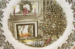 Johnson Brothers Merry Christmas (4) Dinner Plates, 10 1/2 (Lot A) (G80)