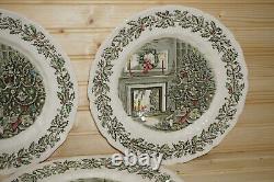Johnson Brothers Merry Christmas (6) Dinner Plates, 10 5/8 (Box #3)