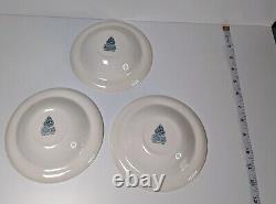 Johnson Brothers Merry Christmas Fruit/Dessert Bowls Vtg Lot of 3 Rare Dinner