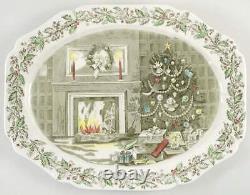 Johnson Brothers Merry Christmas Oval Serving Platter 280587