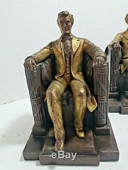 Johnson Brothers Mfg. Co. DC French, Abraham Lincoln Memorial Bookends J. B. 2440