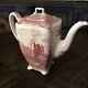 Johnson Brothers Old Britain Castles 8 Blarney Coffee Tea Pot Pink Red Rare
