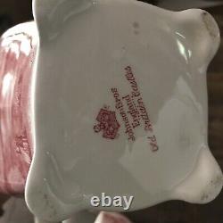 Johnson Brothers OLD BRITAIN CASTLES 8 BLARNEY COFFEE TEA POT PINK RED RARE