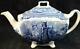 Johnson Brothers Old Britain Castles Blue Teapot Great Condition
