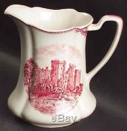Johnson Brothers OLD BRITAIN CASTLES PINK (MADE IN ENGLAND) 32 Oz Pitcher 987692