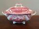 Johnson Brothers Old Britain Castles Pink Rectangular Tureen & Lid Made England