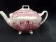 Johnson Brothers Old Britain Castles Pink Teapot With Lid Made In England As Is