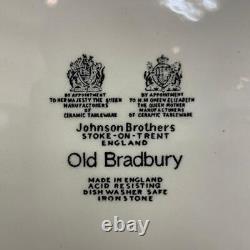 Johnson Brothers Old Bradbury Oval Plate 6 Pieces 24.5cm withbox