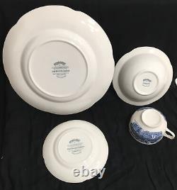 Johnson Brothers Old Britain Castles Blue 10 Dinner Plates England Set of 4