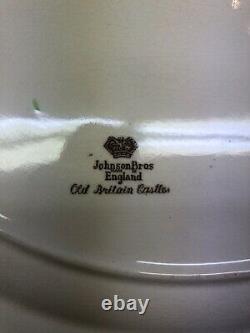 Johnson Brothers Old Britain Castles Brown Multi Color Service For 8 And Extras