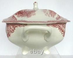 Johnson Brothers Old Britain Castles Large Pink Soup Tureen Made in England