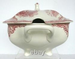 Johnson Brothers Old Britain Castles Large Pink Soup Tureen Made in England