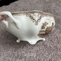 Johnson Brothers Old Britain Castles Multi Colored Rectangular Tureen With Lid