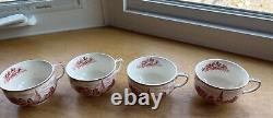 Johnson Brothers Old Britain Castles Pink 21 Pc Red Mark Bowls, Plates, Cups